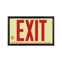 PHL Thermoplastic Photoluminescent Exit Sign