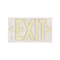 PHP100 100 Foot Photoluminescent LED Charged Exit Sign